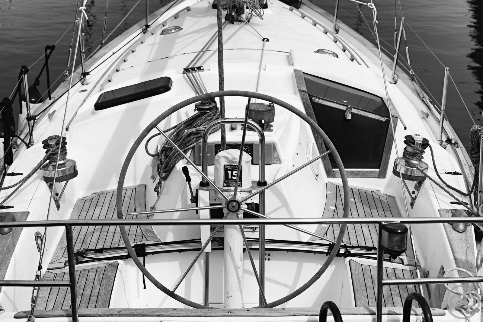Fotokunst, Photo Art, Fine Art, Wandbilder, Wall Art, Segelboot, schwarzweiß, Black and White