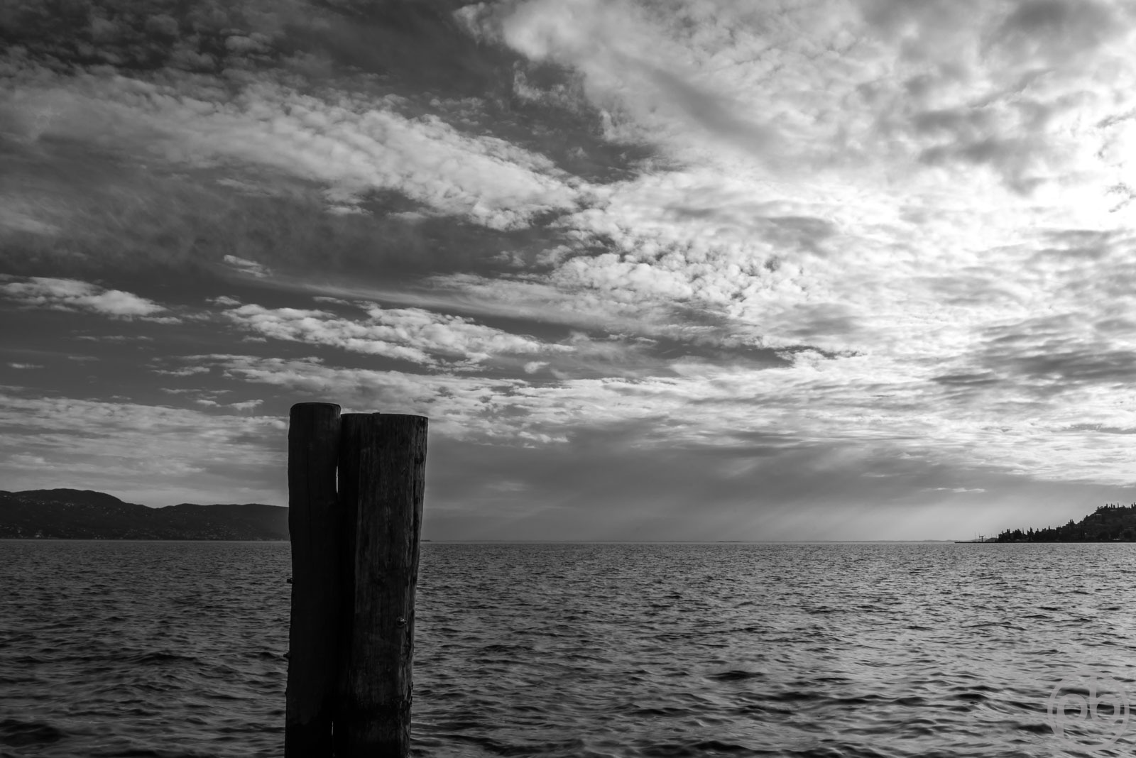 Wolken über dem Gardasee